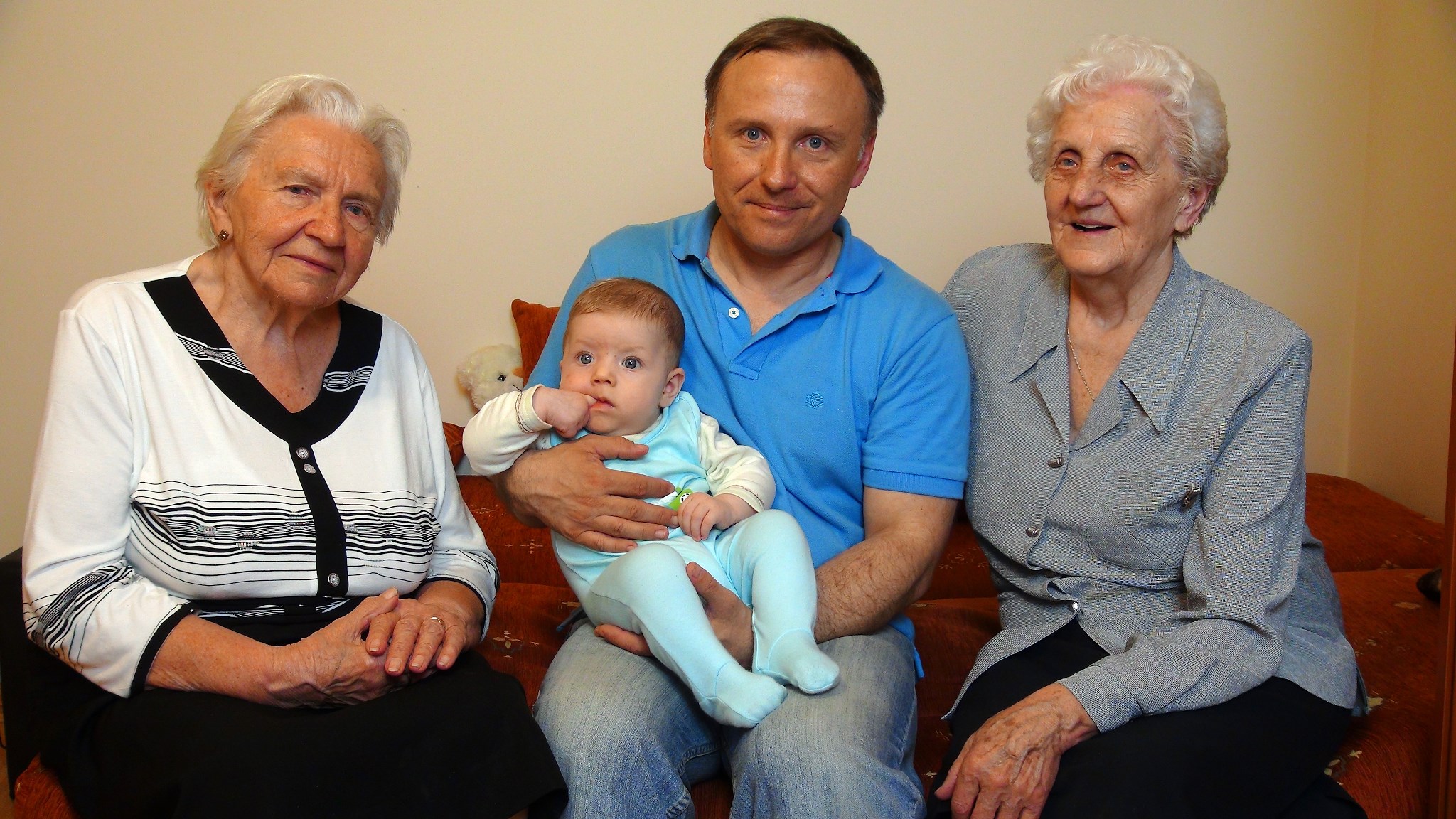 Od lewej: Eugenia Róziewicz, Marek Róziewicz, Arkadiusz Róziewicz i Feliksa Chwedorzewska